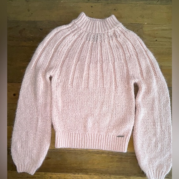 ABERCROMBIE & FITCH pink Cozy Sweater - Picture 2 of 7